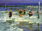 Bathers in the Surf by Edward Henry Potthast